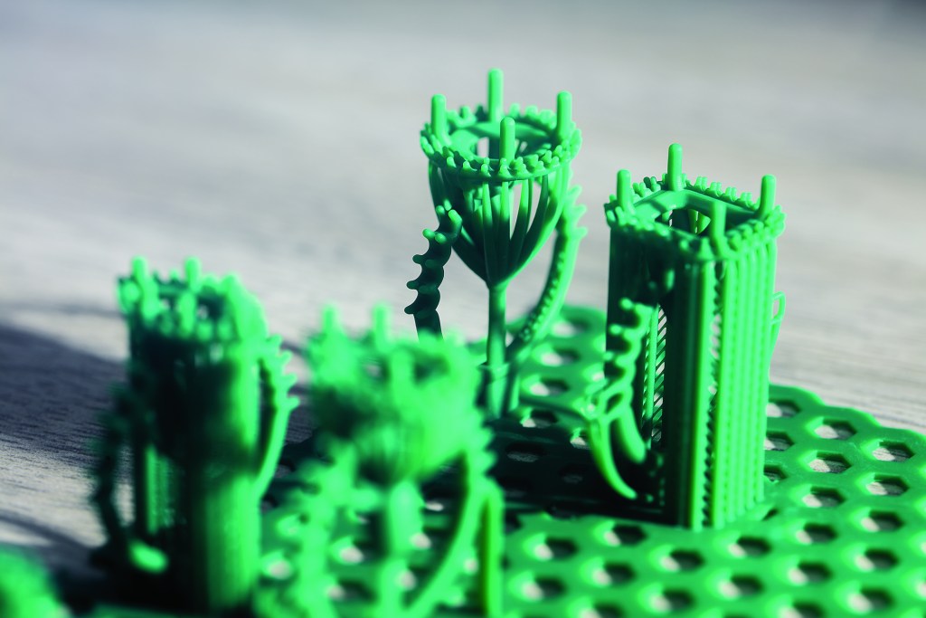 3D-printed wax molds for custom jewelry casting